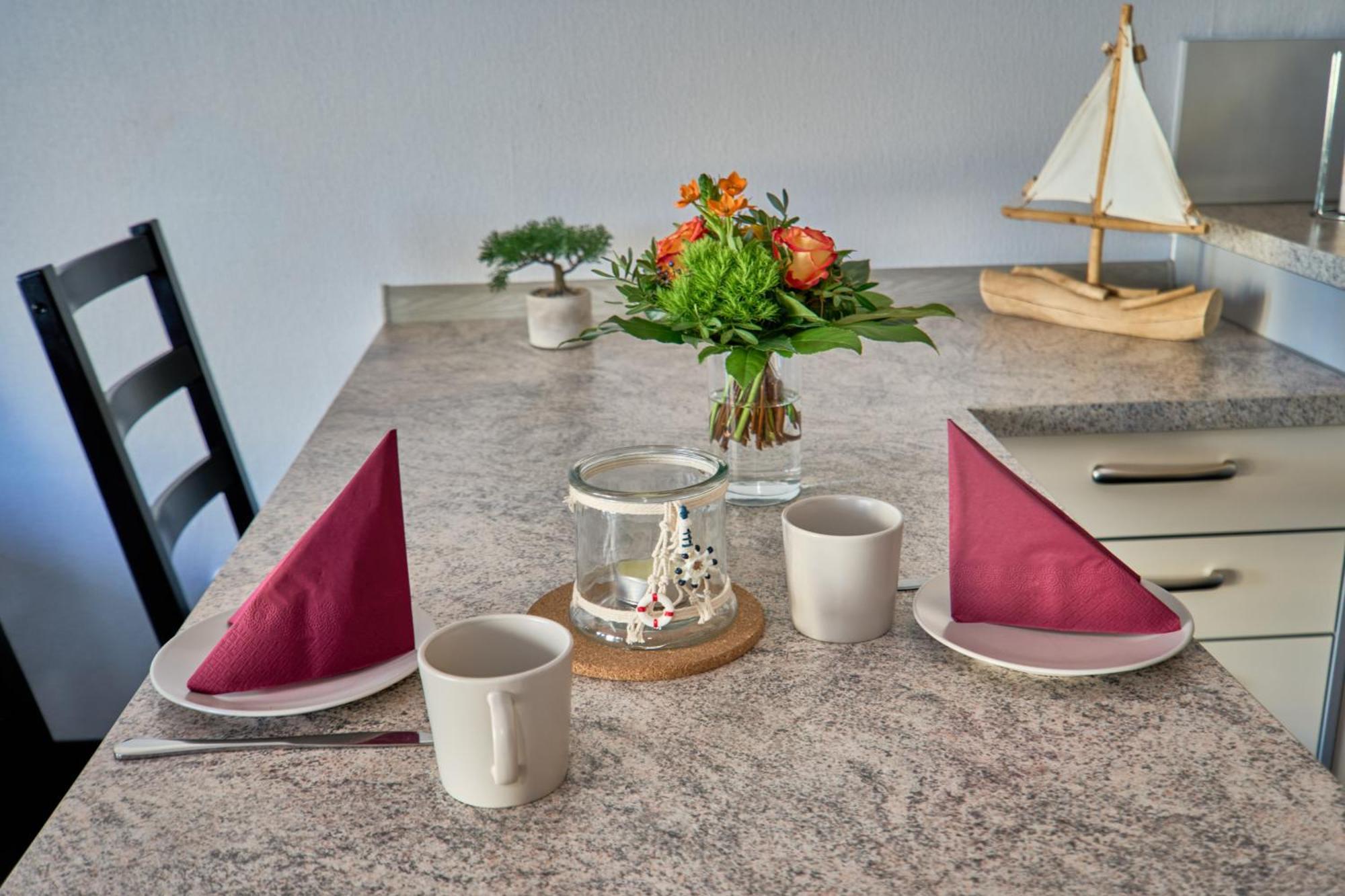Frische Brise Ferienwohnung Mit Meerblick Cuxhaven Ngoại thất bức ảnh
